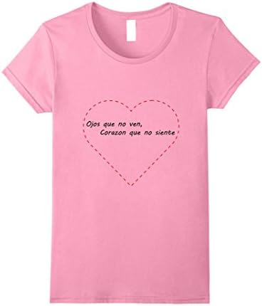 Womens Corazon Que No Vea Small Pink