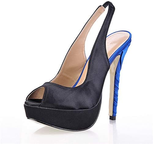 Sandals Crossdresser 14cm Thin Heels Single OL Work Ladies Shoes Slingbacks Party Pumps Plus:35-40