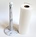 Cook N Home White Marble Paper Towel Holder, 12.5 By 5.5-Inch