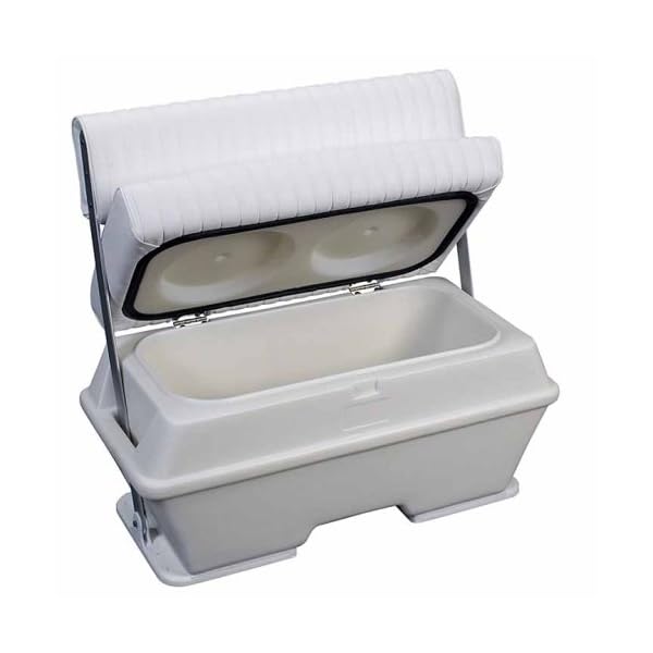 Moeller-Deluxe-Permanent-Mount-Swing-Back-Cooler-or-Livewell-Boat-Seat-72-Quart-37-x-185-x-345-Capacity-White