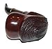 Pear Wood Hand Carved Tobacco Smoking Pipe DALI #2 + Pouch
