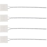 FRANKEVER 23Gauge Hidden Super Flat Audio Cable Suitable for Audio Wire LED Lighting Connection and Other Low Voltage Appliance Connection (4Connectors-D)