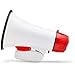 Ideas In Life Portable Megaphone 20 Watt Power Megaphone Speaker Bullhorn Voice and Siren/Alarm Modes with Volume Control and Strap