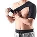 Ueasy Light Weight Adjustable Gym Sports Single Shoulder Brace Support Strap Wrap Belt Band Pad for Men and Women (Left Shoulder Support) (Left Shoulder)