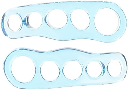 Veluxio Toe Stretchers - Quick Pain Relief for Bunion, Plantar Fasciitis, Hallux Valgus, Hammertoe - Soft Gel Straighteners, Stretchers Provide Healthy Toes and Feet for Dancers, Athletes, Yoga - 100% Satisfaction Guaranteed