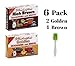 G Washington's Seasoning and Broth - 2 Golden 1 oz and 4 Rich Brown 1.1 oz (Variety 6 Pack) with Silicone Basting Brush in a Prime Time Direct Sealed Bag