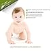 San Francisco Baby Bamboo Rayon Washcloths for Newborn - Soft, Absorbent, 6-Piece, White