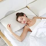 UTTU Sandwich Memory Foam Pillow, Adjustable Firm Pillow, Washable Removable Cooling Bamboo Derived Rayon Cover - Queen