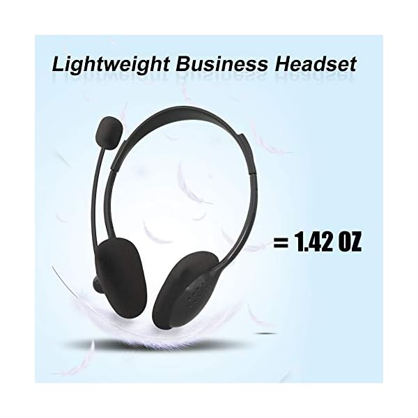 TINGDA-USB-Computer-Headset-Lightweight-PC-Headset-with-Microphone-Noise-Cancelling-Wired-Headphones-Business-Headset-for-Skype-Webinar-Cell-Phone-Call-Center-Clear-Chat-Ultra-Comfort TINGDA USB Computer Headset, Lightweight PC Headset with Microphone Noise Cancelling, Wired Headphones Business Headset…