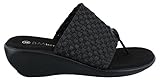 Florida Woven Stretch Wedge Sandals