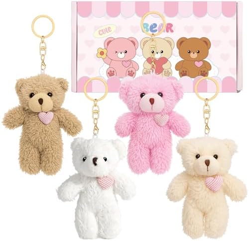 Amazon.com: Unipak 1177PL-K Polar Bear Plush Key Holder, 3.5-inch