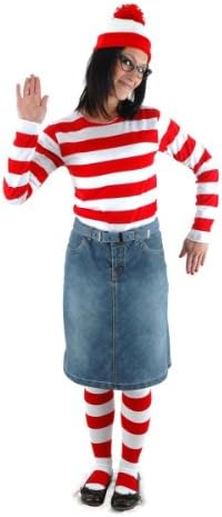 JerriyCostumes Adult Where's Waldo Wenda Kit