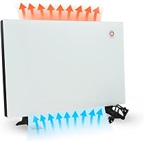Amazon.com: Amaze-Heater CLASSIC Model Dual Convection Glass Panel Electric  Heater – 120V, 450/900 Watt (1534/3068 Btu/Hr) - Ideal for 250 to 350 Sq Ft  Room : Home u0026 Kitchen