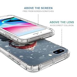 CARLOCA Compatible with iPhone 8 Plus Case,Clear
