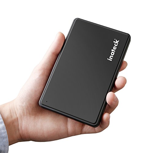 Inateck 2.5 Hard Drive Enclosure, USB 3.0 External Hard Drive Case, Support UASP, Up to 5Gbps,FE2004