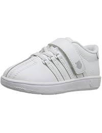K-Swiss unisex-baby Classic VN VLC Shoe, White/White, 7.5 M US Toddler