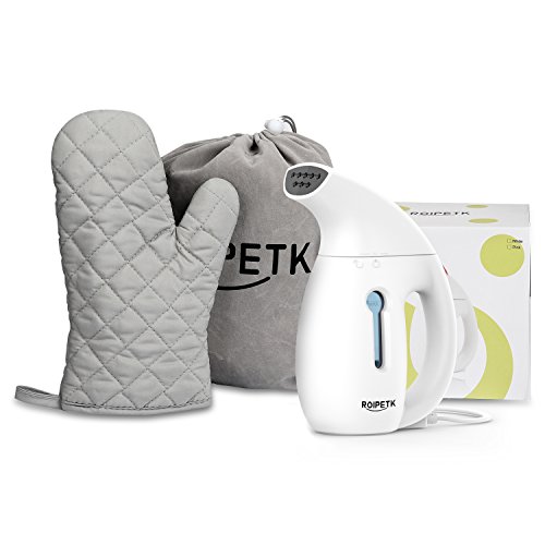 ROIPETK Handheld, 180ml Powerful Wrinkle Remover Garment Fabric Steamer.Portable,Compact-Travel/Home.Automatic Shut-Off Safety Prote Steamer for Clothes, White - Thumbnail 5