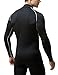 TM-YUT32-KLG_Medium Tesla Men's Thermal WinterGear Compression Baselayer Mock Long Sleeve Shirt YUT32