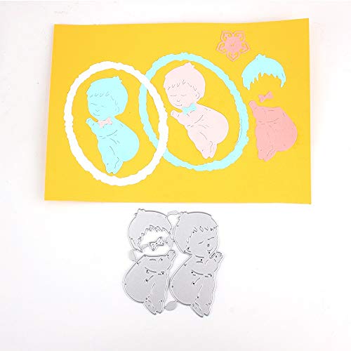 Sleeping Baby Metal Cutting Dies Craft Stamps Die Cut Embossing Card Making Stencil Frame
