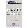 Ferrex 150 Polysaccharide Iron Complex Capsules By Breckenridge - 100 Ea by Choice One