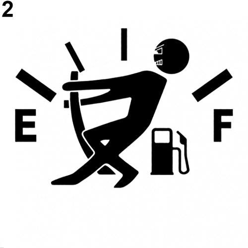 Finance Plan Hot Sale Car Vehicle Truck Window Reflective Funny Gas Fuel Gage Empty Sticker Decal