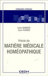 Précis de matière médicale homéopathique