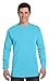 Comfort Colors Ringspun Garment-Dyed Long Sleeve T-Shirt, LAGOON BLUE, Medium