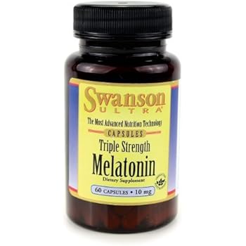 Triple Strength Melatonin 10 mg Two Bottles 120 Caps