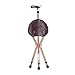 RUIRUI Folding Lightweight Adjustable Height Cane Seat, Brown