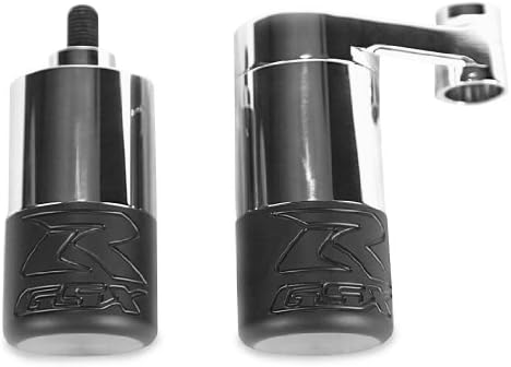 Street Bikes Unlimited Frame Sliders - Black Base SF1014PC-01