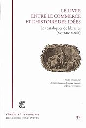 Le  livre entre le commerce et l'histoire des idées