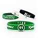 StarLight Silicone Wristband Bracelet - 5PCS Assorted Color - One of The Five is Adjustable (Irving 11)