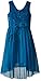 Speechless Girls' Glitter Lace/Chiffon High Low Dress