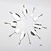 NUOMI Gelatin Art Tools 3D Jelly Flower Cake Decorating Tool Set of 10 Piece DIY Needle Tips Pastry Tools