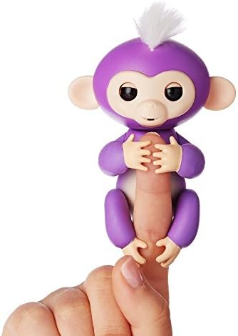 AFSTUP Fingerlings Monkey, Interactive Baby Monkey Little Baby Kids Eletronic Toys - Purple