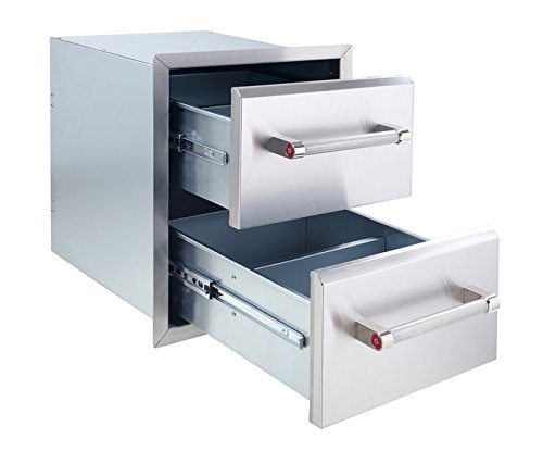 KitchenAid 780-0016 Built-in Grill Cabinet Drawer Storage, 18", Stainless