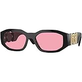 Versace VE4361 Rectangular Sunglasses For Men For Women +BUNDLE with ACCESSORY EYEWEAR KIT