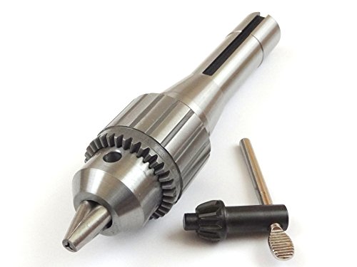 Jacobs 1/2" Drill Chuck 1/16-1/2" Capacity with R8 Shank & KK Key Bridgeport Lathe Tool