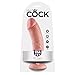 Pipedream King Cock Dildo, Flesh, 8 Inch