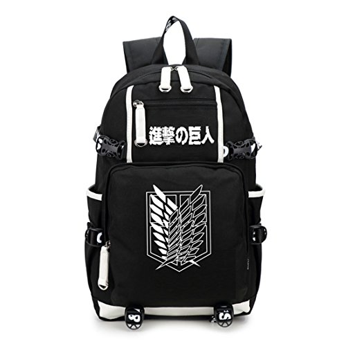 YOYOSHome Luminous Japanese Anime Cosplay Bookbag College Bag Backpack School Bag