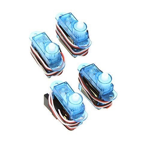 GoolRC 4Pcs Micro 3.7g Servo for Aeromodelling mini Airplane Helicopter