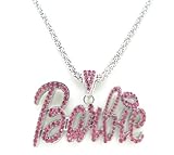Nicki Minaj Barbie Necklace Large with Pink Stone