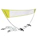 EastPoint Sports Easy Setup Badminton Net Set -5 Feet- Features Carry Storage Built-in Base, Weather Proof Material - Includes Badminton Net, 4 Rackets and 2 Shuttlecocks (Color May Vary)
