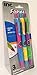 Forma Ball Point Retractable Black Ink W/Multi Colored Barrel 1 Pack Of 3