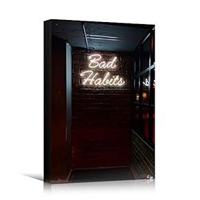 signwin Canvas Wall Art Light Quotes Bedroom Industrial...