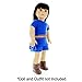 Pink Butterfly Closet Doll Shoes - Brown Fashion Boots Shoes Fits American Girl Dolls and Other 18 inches Dolls