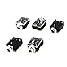 5 Pcs 5 Pin 3.5mm Audio Mono Jack Socket PCB Panel Mount for Headphone