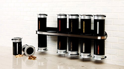 Zevro Zero Gravity Wall-Mount Magnetic Spice Rack, Import It All