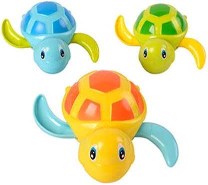 Taohua 泳げるカメさん お風呂用おもちゃ ゼンマイ亀 ３つセット水遊びプール 赤ちゃん