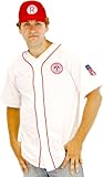 A League of Their Own Men's Rockford es AAGPBL Baseball Costume Jersey and Hat